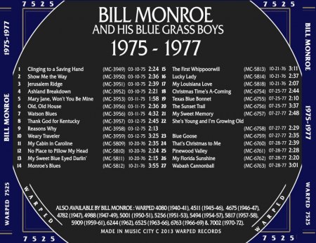 BILL MONROE