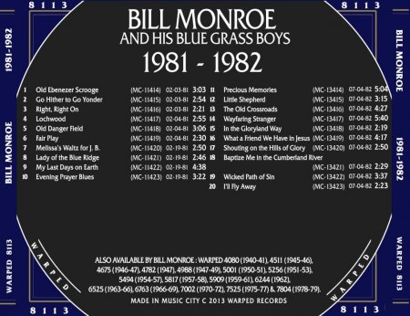 BILL MONROE