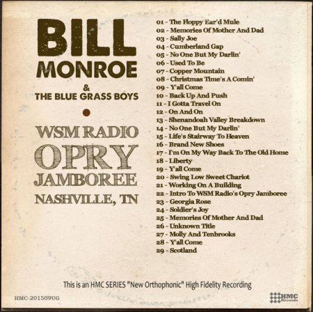BILL MONROE
