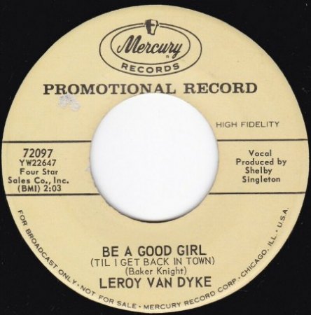 LEROY VAN DYKE