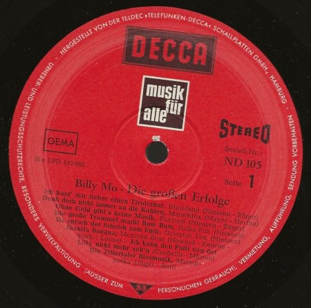 BILLY MO