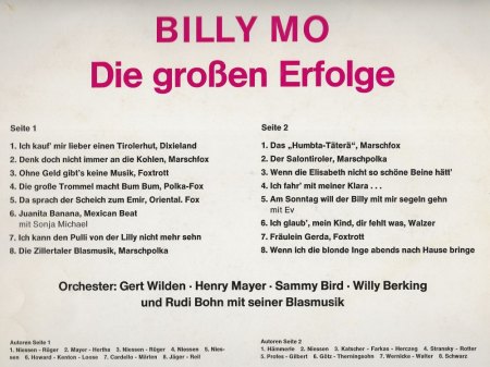 BILLY MO