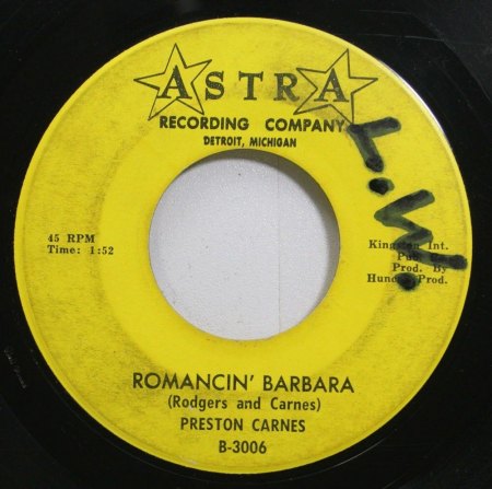 ASTRA Records (z. B. Pittsburgh, Pennsylvania)