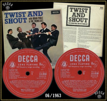 BRIAN POOLE & THE TREMELOES DECCA (UK) LP LK-4550