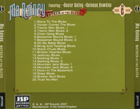 GERTRUDE 'MA' RAINEY