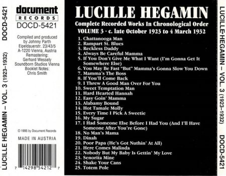 LUCILLE HEGAMIN