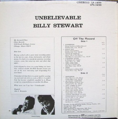 BILLY STEWART