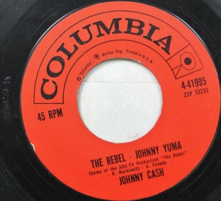 JOHNNY CASH - 45 RPM Singles
