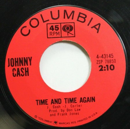 JOHNNY CASH - 45 RPM Singles