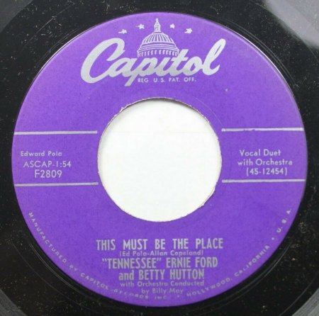 TENNESSEE ERNIE FORD (Bio, Disco etc.)