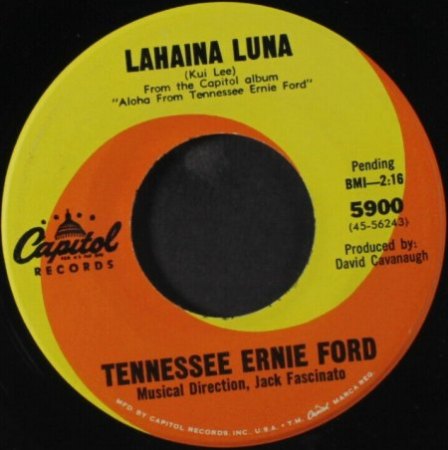 TENNESSEE ERNIE FORD (Bio, Disco etc.)