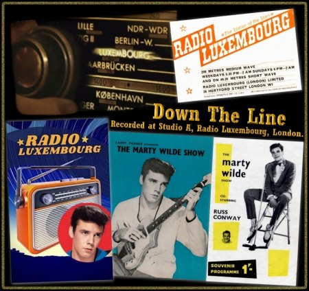MARTY WILDE DOWN THE LINE [RADIO LUXEMBOURG]