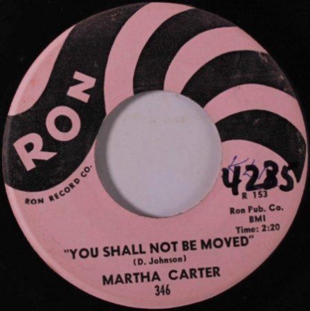 MARTHA CARTER, geborene NELSON