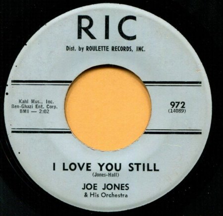 JOE JONES - Kurz-Bio und Single-Disco