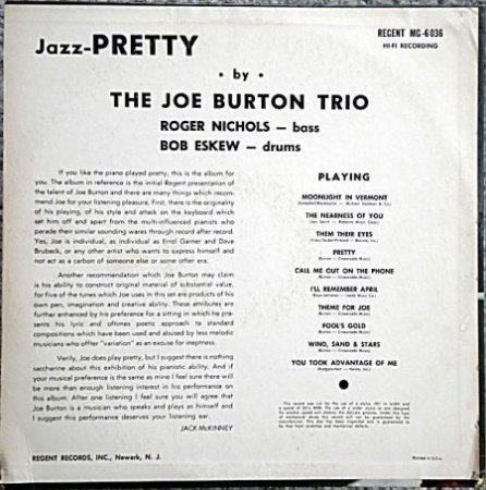 JOE BURTON (TRIO)