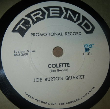JOE BURTON (TRIO)