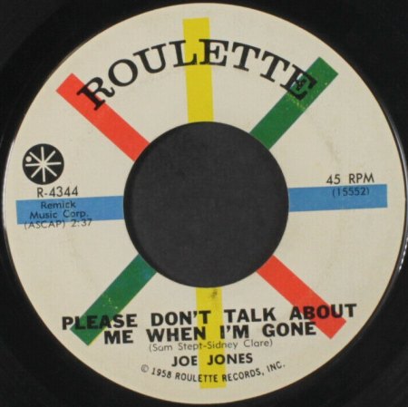 JOE JONES - Kurz-Bio und Single-Disco