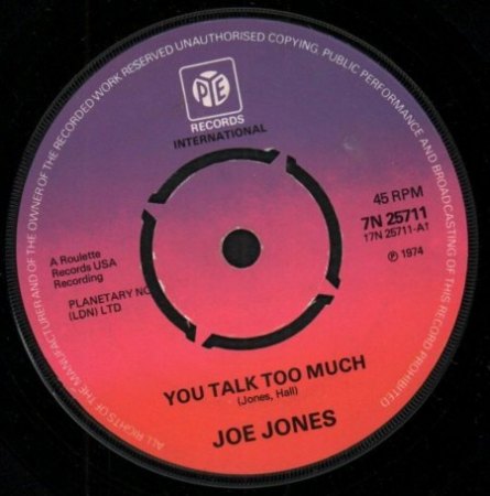 JOE JONES - Kurz-Bio und Single-Disco