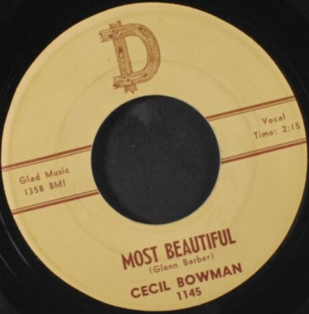 DOUG BOWMAN und CECIL BOWMAN, beide aus Texas
