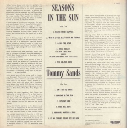 TOMMY SANDS LPs