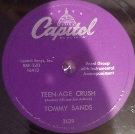 TOMMY SANDS in den USA und Biographisches