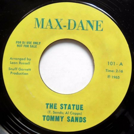 TOMMY SANDS in den USA und Biographisches