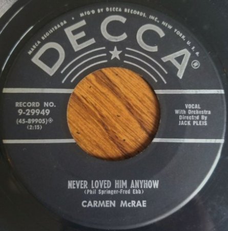 CARMEN McRAE