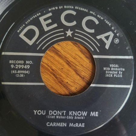 CARMEN McRAE