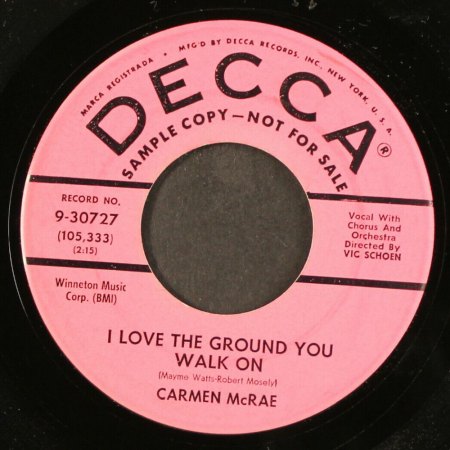 CARMEN McRAE