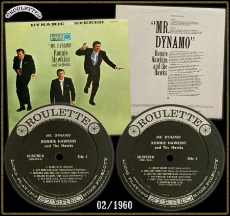 RONNIE HAWKINS ROULETTE (CA) LP SR-15102