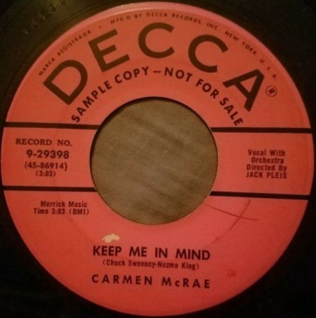 CARMEN McRAE