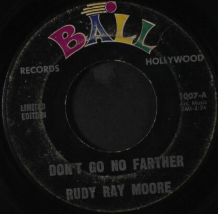 RUDY MOORE  - STEP IT UP AND GO