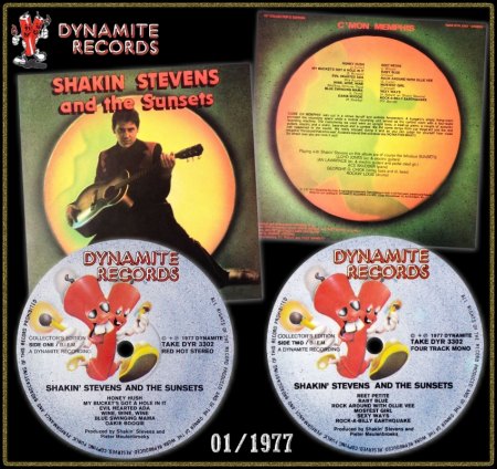 SHAKIN' STEVENS & THE SUNSETS DYNAMITE (NL) LP TAKE DYR 3302