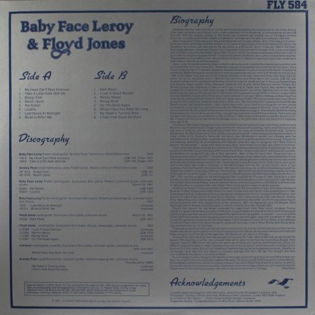 LEROY FOSTER (Baby Face Leroy, Baby Face)