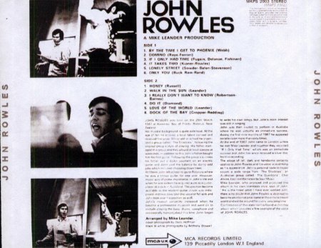 JOHN ROWLES aka JA-AR