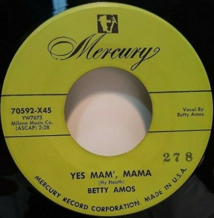 BETTY AMOS (1934 - 2021)