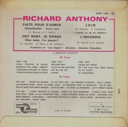 RICHARD ANTHONY