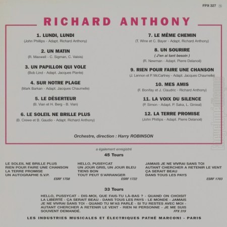 RICHARD ANTHONY