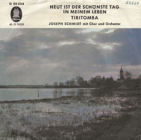 JOSEPH SCHMIDT  -  Not forgotten !