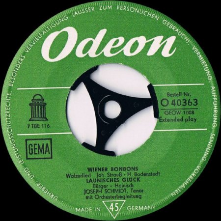 JOSEPH SCHMIDT  -  Not forgotten !