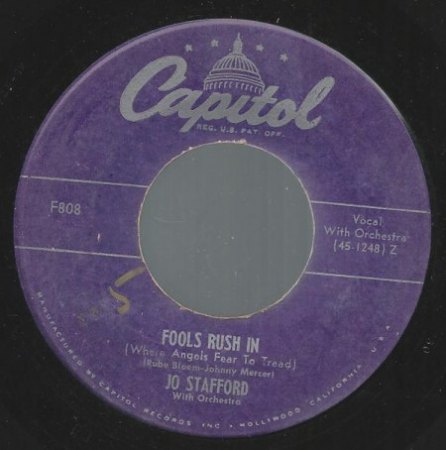 JO STAFFORD aka DARLENE EDWARDS