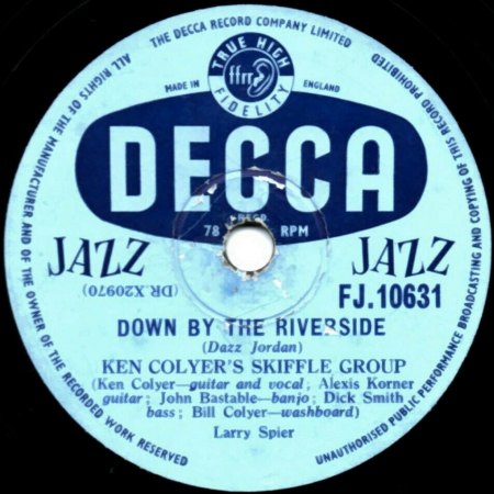 KEN COLYER'S SKIFFLE GROUP