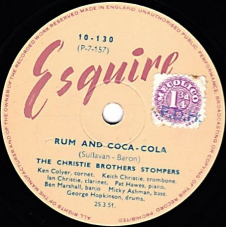 KEN COLYER'S SKIFFLE GROUP