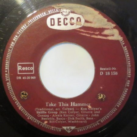 KEN COLYER'S SKIFFLE GROUP