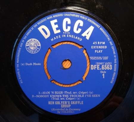 KEN COLYER'S SKIFFLE GROUP