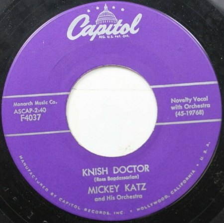 MICKEY KATZ