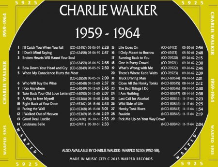 CHARLIE WALKER (Country)