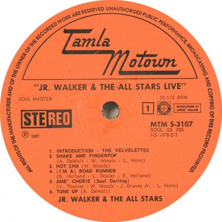 Jr. WALKER & the ALL STARS