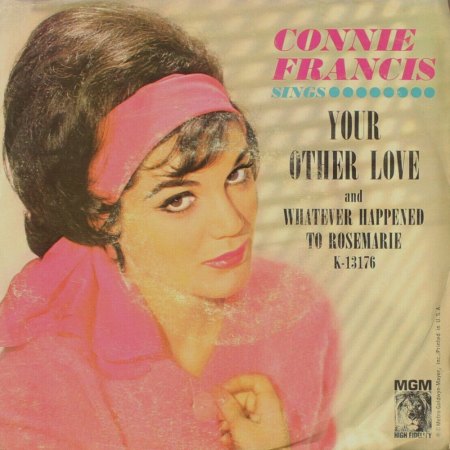 Connie Francis-Bio und die US-Singles