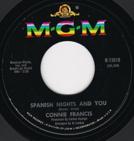 Connie Francis-Bio und die US-Singles